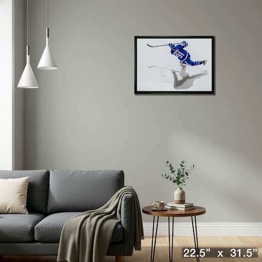 John Tavares Toronto Maple Leafs Framed 20" x 29" Shooting Canvas 22.5" x 31.5"